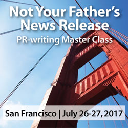 Register for PR writing workshop in San Francisco on July 26-27, 2017