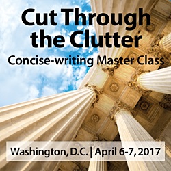 Cut Through the Clutter in Washington D.C. - Ann Wylie's concise writing workshop image