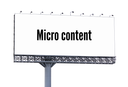 Micro content