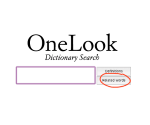 OneLook Dictionaries