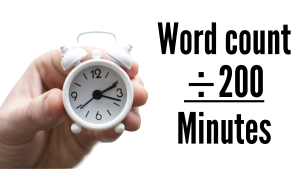word count timer