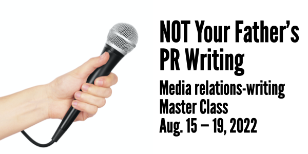NOT Your Father’s PR Writing training
