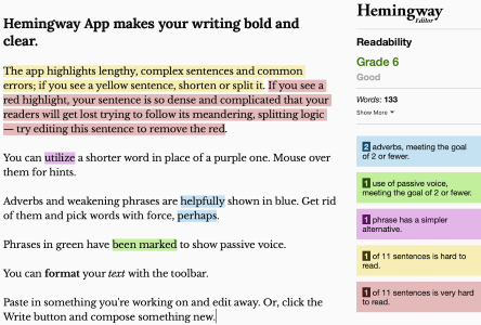 Hemingway Editor Hemingway Editor