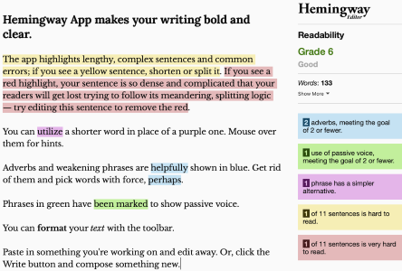Hemingway Editor