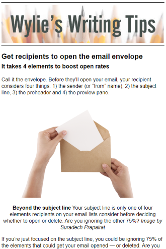 Get recipients to open the email envelope: It takes 4 elements to boost open rates