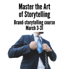 Master the Art of Storytelling - Ann Wylie's creative-content workshop, starting March 3