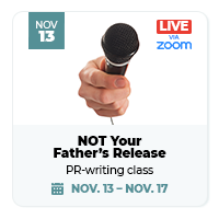 NOT Your Father’s PR Writing - Ann Wylie's PR-writing workshop on Nov. 13-17