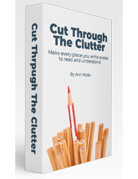 Cut Through the Clutter manual cover Cut Through the Clutter manual cover