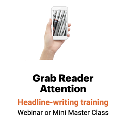 Headline-writing course, a mini master class