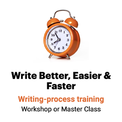 Write Better, Easier & Faster - Ann Wylie's writing-process workshop on June 10-14