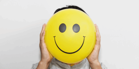 <strong>Try a little cleverness</strong> Entertainment is the No. 1 reason people share email, according to Chadwick Martin Bailey. <a href="https://www.shutterstock.com/image-photo/man-holding-yellow-balloon-smile-face-519480580" rel="noopener noreferrer" target="_blank"><em>Image by Sasin Paraksa</em></a>