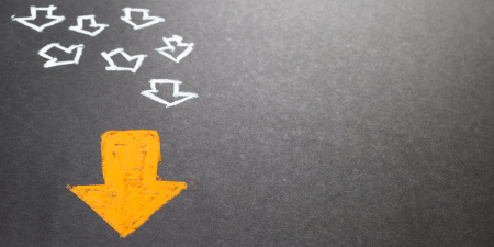 <strong>Change the subject</strong> External transitions thrust readers forward beyond the ends of chapters or sections. <a href="https://www.shutterstock.com/image-photo/chalk-drawing-orange-arrow-many-white-353531453" title="Image" target="_blank" rel="noopener noreferrer"><em>Image by patpitchaya</em></a>