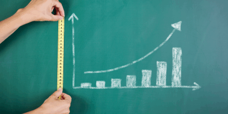 <strong>Does your writing measure up?</strong> Learn how you can use readability measures to produce readable content. <a href="https://www.shutterstock.com/image-photo/closeup-womans-hands-measuring-bar-graph-144543284" rel="noopener noreferrer" target="_blank"><em>Image by ESB Professional</em></a>