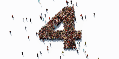 <strong>Count them out</strong> Just one-third of Americans have even intermediate skills at understanding stats. <a href="https://www.istockphoto.com/photo/human-crowd-forming-number-four-gm941195680-257255102" rel="noopener" target="_blank"><em>Image by MicroStockHub</em></a>