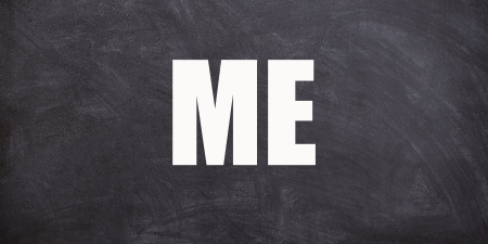 <strong>What’s in it for me?</strong> Don’t tell me about your event. Tell me what I’ll be able to do at your event. Or focus on the outcome of past events. <a href="https://www.shutterstock.com/image-photo/me-white-text-quotes-blackboard-background-2136094221" rel="noopener" target="_blank"><em>Image by Yawar Hassan</em></a>